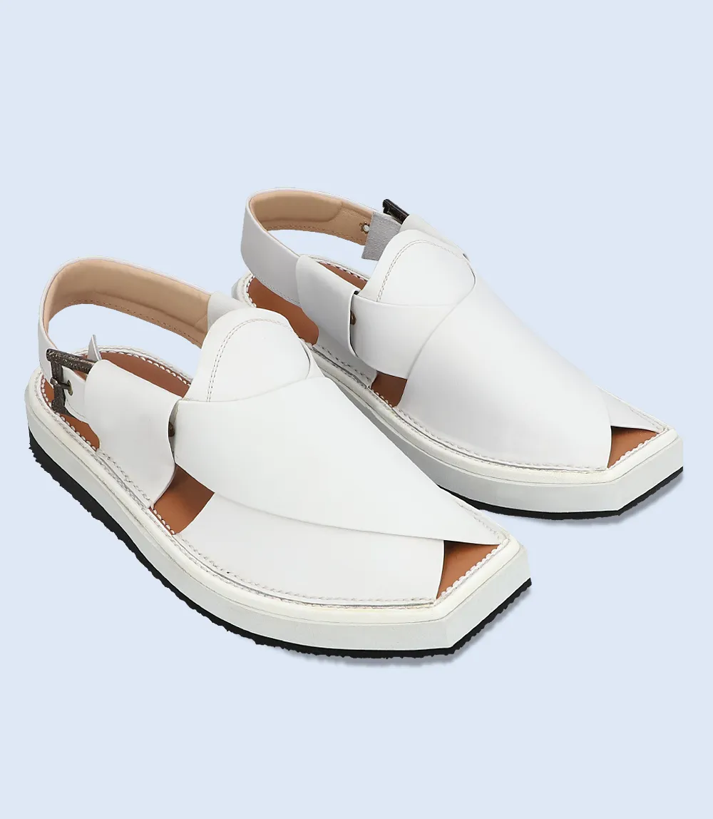 BM5471-WHITE-Men Peshawari